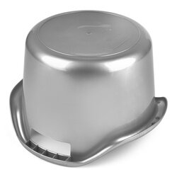 Miska plastikowa duża okrągła Hega Orinico 6 l srebrna
