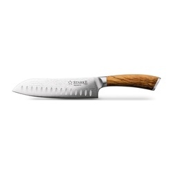 Nóż Santoku z twardej stali Starke Pro Keiko Yoko 17,5 cm