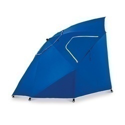 Parasol plażowy z pokrowcem Tadar Deluxe XL 240 cm niebieski
