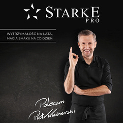 Patelnia indukcyjna non-stick z pokrywką Starke Pro Dante 20 cm