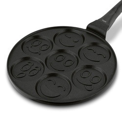 Patelnia non-stick do pancakes i placków Tadar Emotki 26,5 cm indukcja