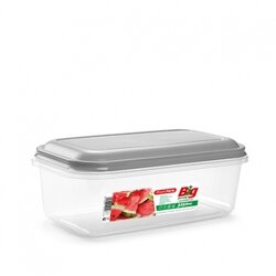 Pojemnik do przechowywania plastikowy Plastic Forte 3250 ml 3 x 16 x 9,2 cm mix kolorów elegance