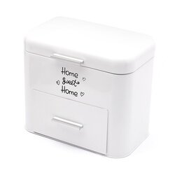 Pojemnik metalowy z szufladą Konighoffer Sweet Home biały
