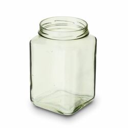 Słoik szklany kwadratowy Sarina 1,5 l mix kolorów