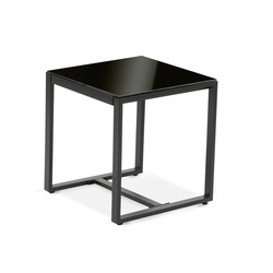 Stolik ze szklanym blatem i 2 fotele ogrodowe Tadar Madera