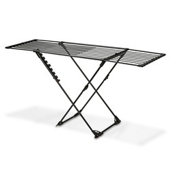 Suszarka balkonowa teleskopowa Konighoffer Spring Black 108-190 x 56 x 94 cm