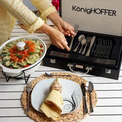 Talerz obiadowy kwadratowy Tadar Dolce Vita 25,5 cm