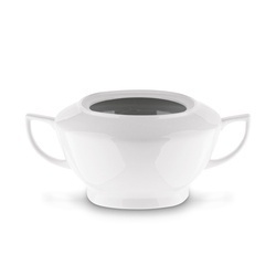 Waza do zupy porcelanowa Tadar II 3 l biała