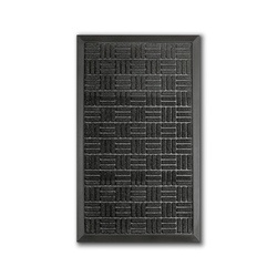 Wycieraczka pod drzwi wejściowa Tadar III 45 x 75 cm czarna