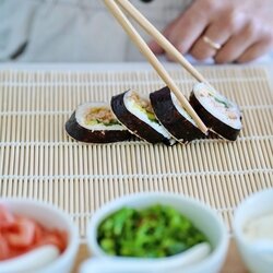 Zestaw do sushi dla 5 osób bambusowy Tadar 9 elementów