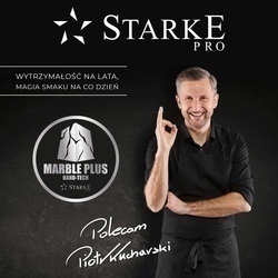 Zestaw garnków na indukcję Starke Pro Celebrity Marble 10 elementów