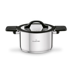 Zestaw garnków nierdzewnych z pokrywkami Starke Pro Creativo 8 elementów