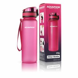 Butelka filtrująca Aquaphor City 0,5 l różowa