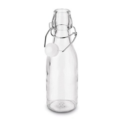 Butelka szklana z klipsem Tadar 250 ml okrągła