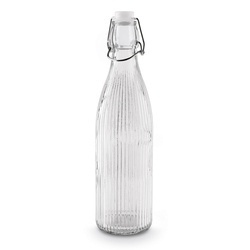 Butelka szklana z klipsem Tadar Paski 550 ml