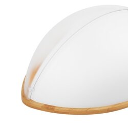 Chlebak nowoczesny Tadar Ovum 44 x 28.5 x 17 cm biały