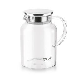 Dzbanek z zaparzaczem i szklanym podgrzewaczem Tadar Borello 1,2 l