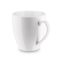 Kubek porcelanowy z uchem Tadar 420 ml biały