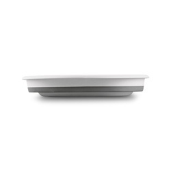 Miska plastikowa składana Tadar Silico 35 cm kwadratowa szara