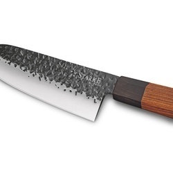 Nóż Santoku ręcznie robiony z twardej stali Starke Pro Toshiro 18 cm