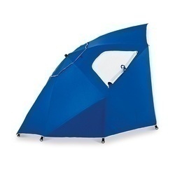 Parasol plażowy z pokrowcem Tadar Deluxe XL 240 cm niebieski