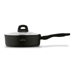 Patelnia indukcyjna głęboka non-stick z pokrywką Starke Pro Sesar 24 cm