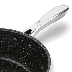 Patelnia nierdzewna głęboka non stick z pokrywką Konighoffer Harley 24 x 8 cm