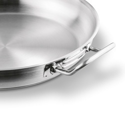 Patelnia stalowa na indukcję Starke Pro Gastro 36 cm z helperem
