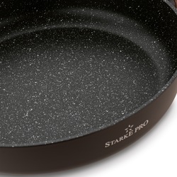 Patelnia uniwersalna na indukcję Starke Pro Starlet Brown 20 cm