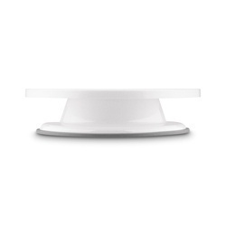 Patera na ciasto obrotowa Tadar 27,5 x 6,5 cm biała