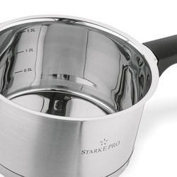 Rondel nierdzewny z pokrywką Starke Pro Rigor 1,7 l