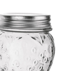 Słoik szklany z metalową zakrętką Tadar Truskawka 300 ml