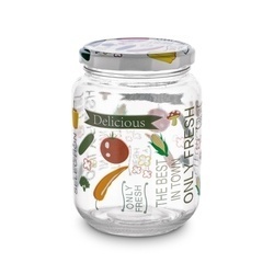 Słoiki szklane z metalową zakrętką Tadar Papryka 650 ml 6 sztuk