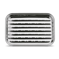 Taca ze stali nierdzewnej do grillowania Tadar BBQ 34,5 x 24 x 2,5 cm