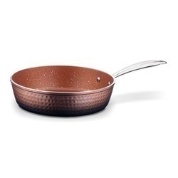 Zestaw 3 patelni na indukcję Starke Pro Matte Copper 20 cm 24 cm 28 cm