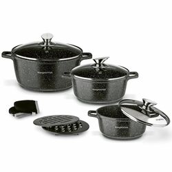 Zestaw garnków Konighoffer Pollo 6 elementów 2 nakładki i 2 podkładki