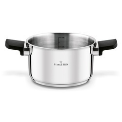 Zestaw garnków nierdzewnych z pokrywkami Starke Pro Eterno 8 elementów