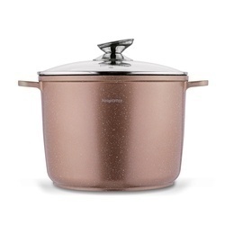 Garnek na indukcję wysoki Konighoffer Pollo Rose Gold 6,8 l i 2 nakładki