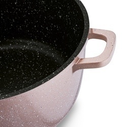 Garnek na indukcję z pokrywką Konighoffer Pollo Rose Gold 6,3 l