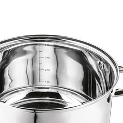 Garnek nierdzewny do frytek z sitkiem i pokrywką Konighoffer Faro 4,7 l