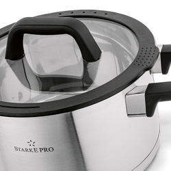 Garnek nierdzewny z pokrywką Starke Pro Rigor 2,4 l