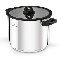 Garnek wysoki nierdzewny z pokrywką Starke Pro Sante 12,5 l indukcja