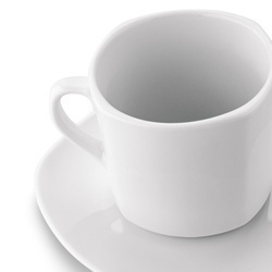 Komplet 6 filiżanek do kawy ze spodkami Tadar 220 ml