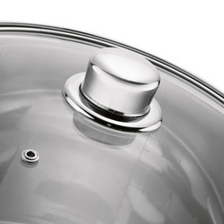 Komplet garnków prostych ze stali nierdzewnej z pokrywkami Tadar 6 elementów 4 l, 6,5 l, 8 l