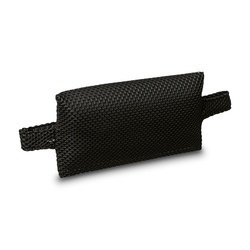 Leżak ogrodowy plażowy grawitacyjny Tadar Black 63 x 160 x 80 cm