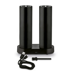 Młynki elektryczne do soli i pieprzu Starke Pro Paros 2 sztuki