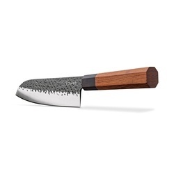 Nóż Santoku ręcznie robiony z twardej stali Starke Pro Toshiro 18 cm