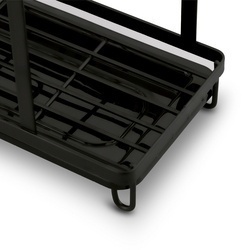Organizer do zlewu druciany Tadar Trendy 23,5 x 13,5 x 15 cm czarny