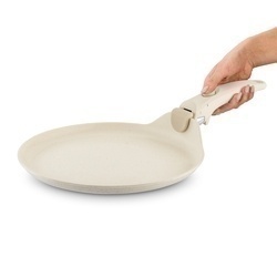 Patelnia do naleśników indukcyjna Starke Pro Compacti Cream 26 cm z odpinanym uchwytem