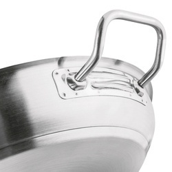 Patelnia stalowa na indukcję Starke Pro Gastro 36 cm z helperem